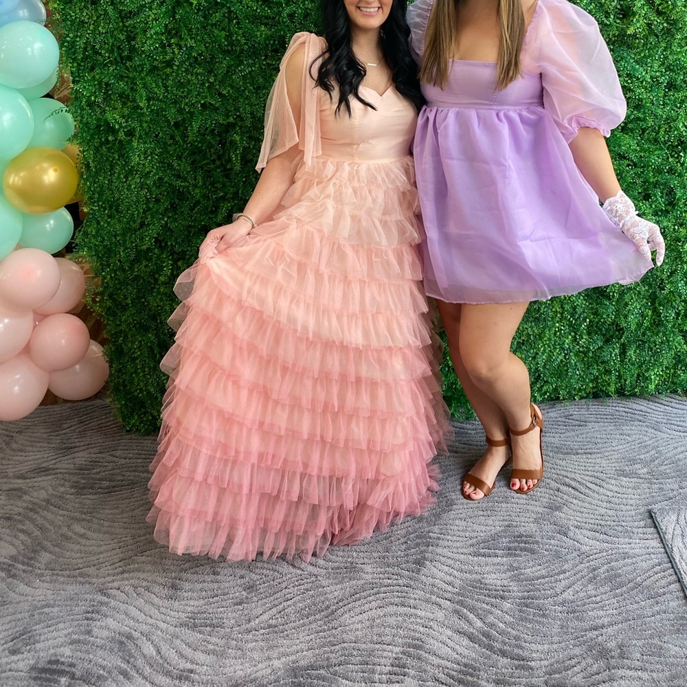 Pink boutique dress